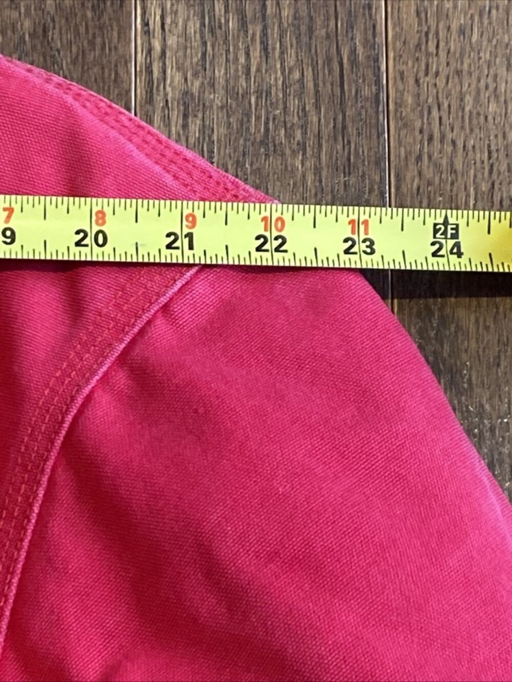 VTG Carhartt Y2K Unisex Red Hooded Zip-Up Work Farm Jacket Large USA Made - Picture 11 of 16